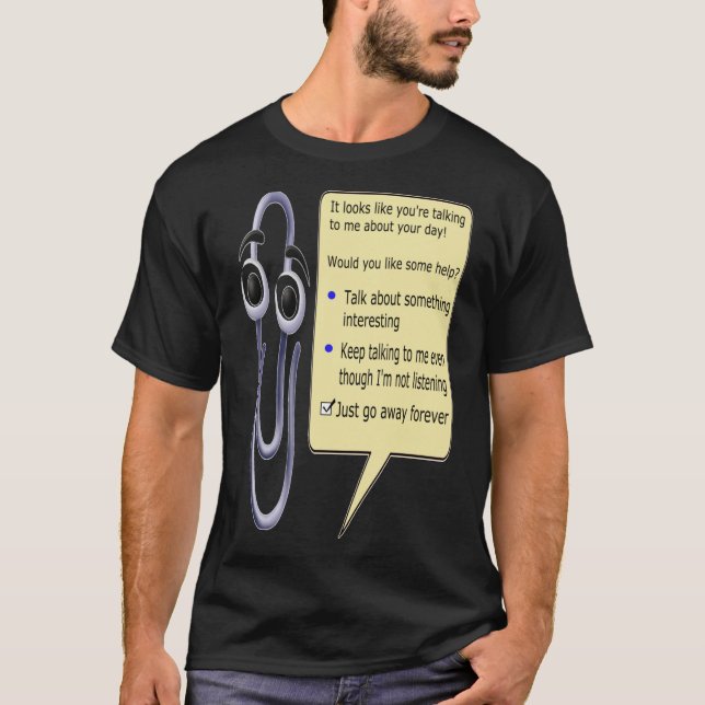 Thanks Clippy!   T-Shirt (Front)