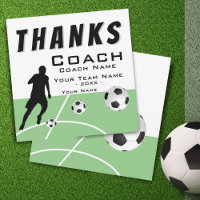 Thanks Coach Soccer Player Extra Size