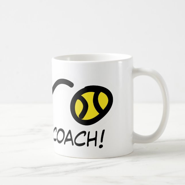 Thanks Coach! Tennis mug (Right)