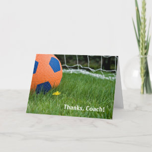 Thanks Coach Thank You Card