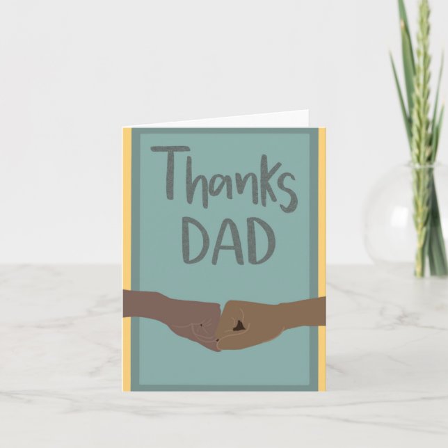 Thanks Dad, Father’s Day - Greeting card (Front)
