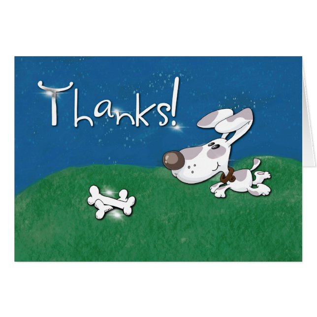 Thanks, Dog and Bones (Front Horizontal)