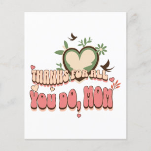 "Thanks for All You Do, Mum" Mother's Day Special Flyer