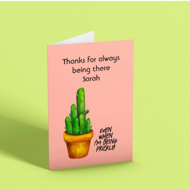 Thanks for always being there thank you card (Creator Uploaded)