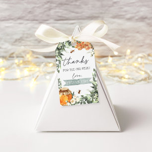 Thanks for Bee-ing Here Thank You Favour Gift Tags