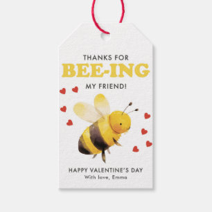 Thanks for Bee-ing My Friend Valentine Gift Tag