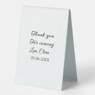 thanks for coming add name text message
