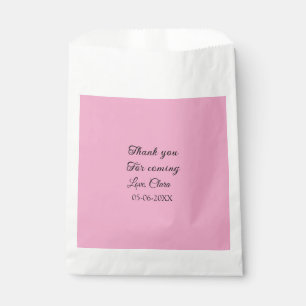 thanks for coming add name text message favour bag