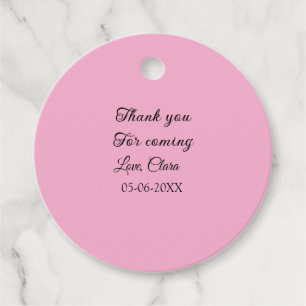 thanks for coming add name text message favour tags