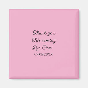 thanks for coming add name text message magnet