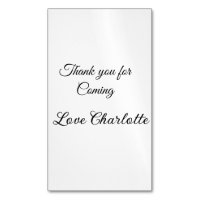 thanks for coming add name text message 