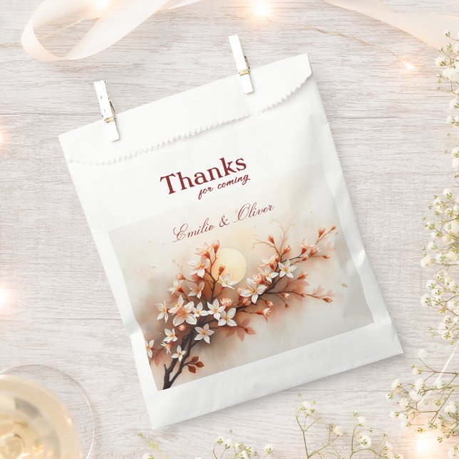 Thanks for coming and your name favour bag (Clipped)