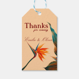 Thanks for coming and your name gift tags