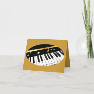 Thanks for Coming to My Piano Recital Thank You Card