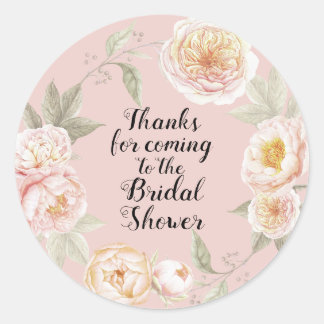 Thanks for coming to the Bridal Shower Sticker