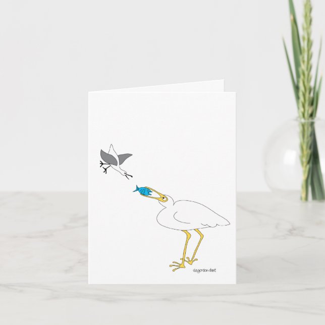 Thanks for Dinner Greeting Card (Front)