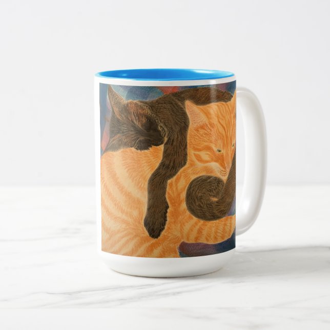 Thanks For Everything Mum  Two-Tone Coffee Mug (Front Right)