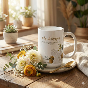 Thanks For Helping Me Bloom Mug