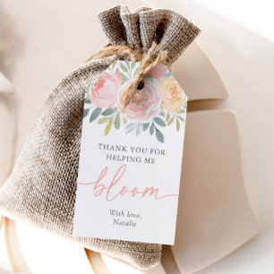 Thanks for Helping Me Bloom Teacher Appreciation Gift Tags