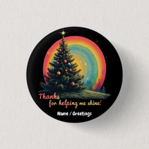  Thanks for Helping Me Shine Heartfelt Gratitude  3 Cm Round Badge