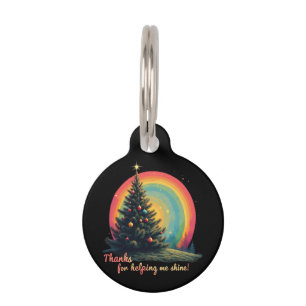 Thanks for Helping Me Shine Heartfelt Gratitude Pet Tag