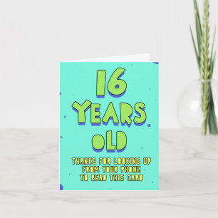 Thanks for looking up from your phone to read this card