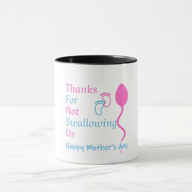 Thanks For Not Swallowing Us Mug (Center)
