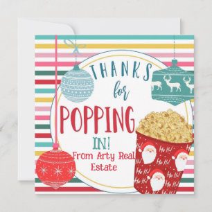 thanks for popping in open house popcorn gift