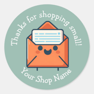 Thanks for Shopping Small Business Stickers