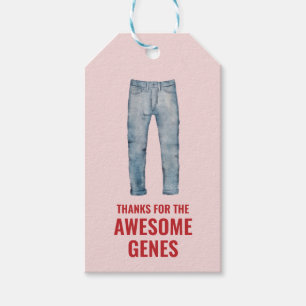 Thanks for the Awesome Genes Mum Mother's Day Gift Tags