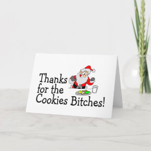 Thanks For The Cookies Thank You Card