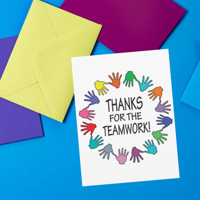 Thanks for the Teamwork appreciation card (Creator Uploaded)
