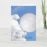 Thanks for volleyball coach