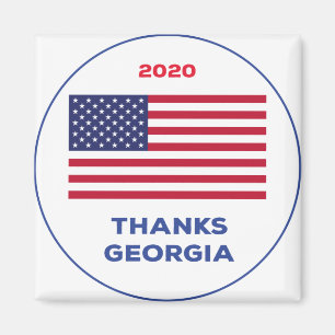 Thanks Georgia 2020 Election Magnet