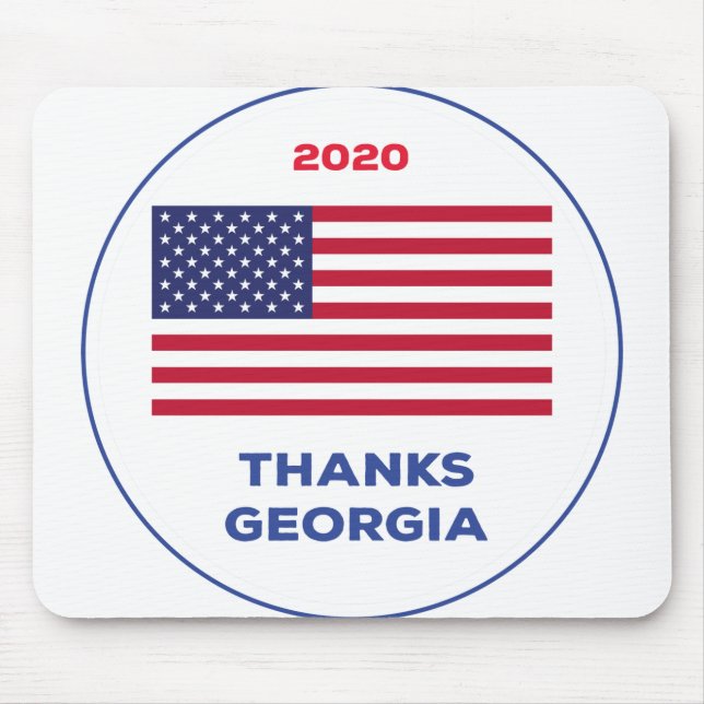 Thanks Georgia 2020 Election Mouse Pad (Front)