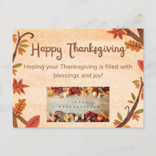 thanks giving card