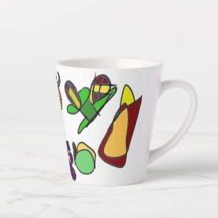 Thanks giving fun latte mug