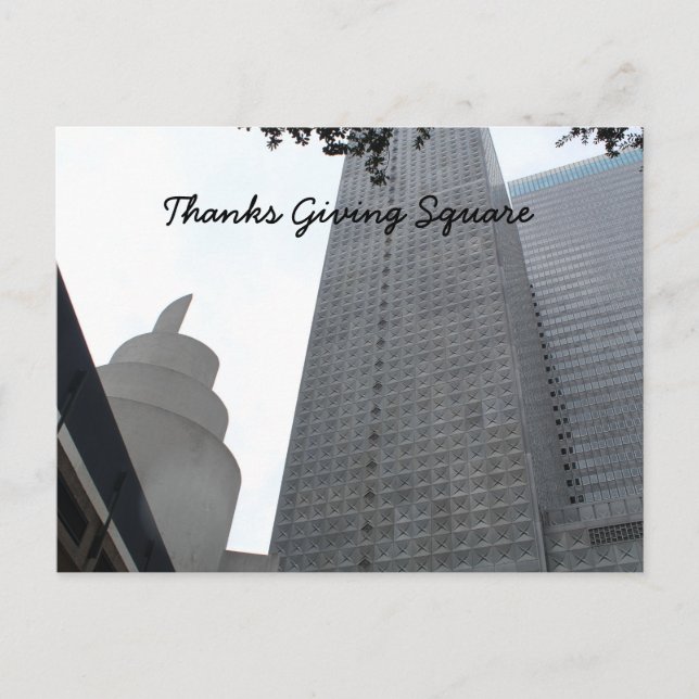 Thanks Giving Square # 2 Postcard (Front)