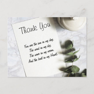 Thanks Greeting  Postcard