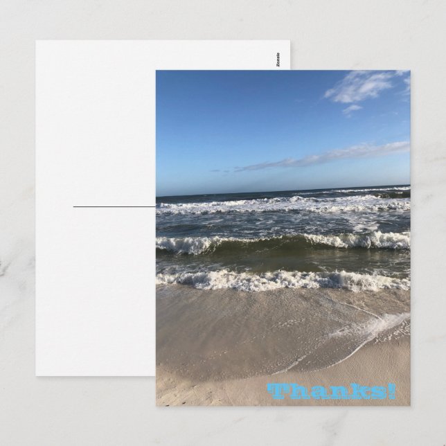 Thanks Holiday Postcard (Front/Back)