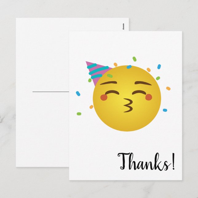 Thanks Holiday Postcard (Front/Back)