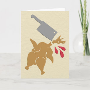 Thanks Killing Thank You Card