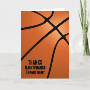 Thanks Maintenance Department-We Depend on You Thank You Card