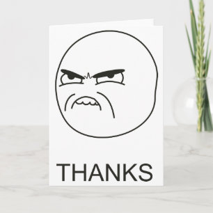 Thanks Meme - Greeting Card