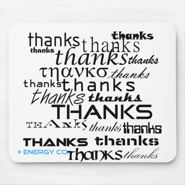 Thanks Mousepad (Front)