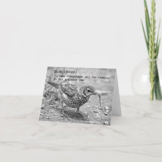 Thanks, Mum. (Card says she rocks) Thank You Card