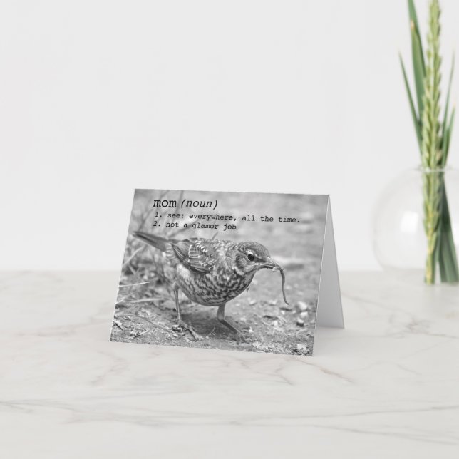 Thanks, Mum. (Card says she rocks) Thank You Card (Front)