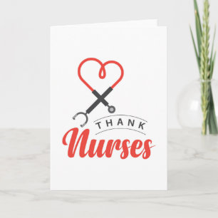 Thanks Nurses Card