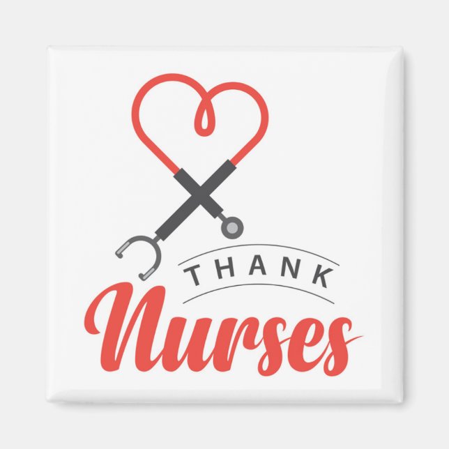 Thanks Nurses Magnet (Front)