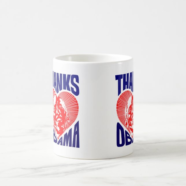 Thanks Obama 2 Mug (Center)